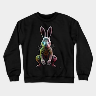 AI Easter Rabbit Digital Art Illustration - Unique and Creative Design Crewneck Sweatshirt